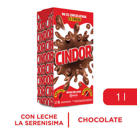 LECHE CHOCOLATADA CINDOR X 1L